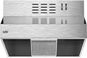 COMFEE' CVU30W2AST Range Hood 30 Inch Ducted Ductless Vent Hood Durable Stainless Steel Kitchen Hood for Under Cabinet with 2 Reusable Filter, 200 CFM, 2 Speed Exhaust Fan Silver