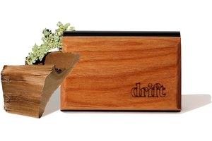 Drift Car Air Freshener - The Original Wood Air Freshener - Car Odor Eliminator - Long Lasting Scent - Auto Accessories - Metal Clip - Essential Oils - Clean Ingredients - Teak Scent Starter Kit