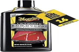 Meguiar's Ultimate Compound - Pro-Grade Car Scratch Remover, Paint Correction Compound that Removes Defects While Adding Gloss and Shine, Single Stage and Clear Coat Scratch Remove, 15.2 Oz