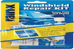 Rain-X 600001 Windshield Repair Kit - Quick and Easy Durable Resin Based Windshield Repair Kit for Chips and Cracks, Good for Round Damage Below 1" in Diameter and Cracks Smaller Than 12" in Length