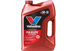 Valvoline MaxLife High Mileage 5W-30 Synthetic Blend Motor Oil 5 Quart