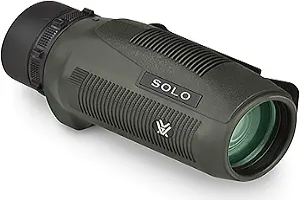 Vortex Optics Solo Monocular 10x36 - Utility Clip, Adjustable Eyecup, Fully Multi-Coated Lenses, Rubber Armor, Non-Slip Grip, Fogproof, Waterproof - Unlimited, Unconditional Warranty