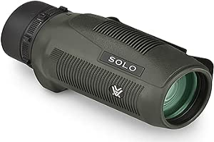 Vortex Optics Solo Monocular 10x36 - Utility Clip, Adjustable Eyecup, Fully Multi-Coated Lenses, Rubber Armor, Non-Slip Grip, Fogproof, Waterproof - Unlimited, Unconditional Warranty