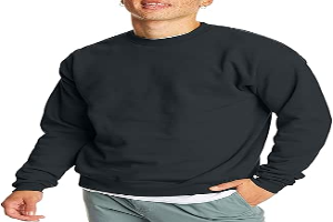 Hanes Men's Ecosmart Fleece Sweatshirt, Cotton-blend Pullover, Crewneck Sweatshirt for Men, 1 Or 2 Pack Available