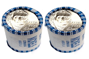 2026 P, D 2 Roll Set of Jefferson Nickel with Dual Date 1776-2026 Semiquincentennial Coin Collection SemiQ Uncirculated