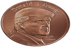 Trump Copper Round 1oz Pure Copper Coin