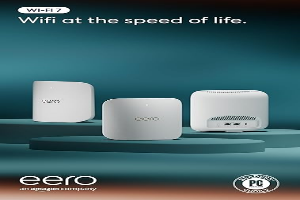 Amazon eero Pro 7 tri-band mesh Wi-Fi 7 router (newest model) - Supports internet plans up to 5 Gbps, Coverage up to 6,000 sq. ft., 3-pack