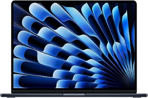 Apple 2026 MacBook Air 15-inch Laptop with M5 chip: Built for AI, 15.3-inch Liquid Retina Display, 16GB Unified Memory, 512GB SSD, 12MP Center Stage Camera, Touch ID, Wi-Fi 7; Midnight
