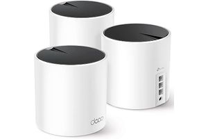 TP-Link Deco X55 AX3000 WiFi 6 Mesh System - Covers up to 6500 Sq.Ft, Replaces Wireless Router and Extender, 3 Gigabit Ports per Unit, Supports Ethernet Backhaul, Deco X55(3-Pack)