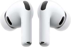 Apple AirPods Pro 3 Wireless Earbuds, Active Noise Cancellation, Live Translation, Heart Rate Sensing, Hearing Aid Feature, Bluetooth Headphones, Spatial Audio, High-Fidelity Sound, USB-C Charging
