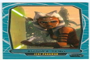 Ahsoka Tano trading card Star Wars Galactic Files 2012 Topps #231 Jedi Padawan