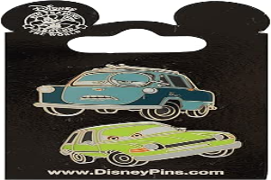 Disney Pin - Cars 2 - Professor Z and Acer