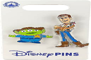 Disney Pin - Toy Story - Woody and Little Green Men Set
