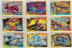 Impel 1991 Marvel Universe Series II Base Set of 162 Trading Cards NM/M Spider-Man, X-Men