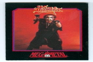 King Diamond trading card 1991 MegaMetal #70