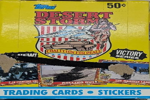 Topps Desert Storm Coalition for Peace Trading Cards Box - 36 Count (288 Pieces)