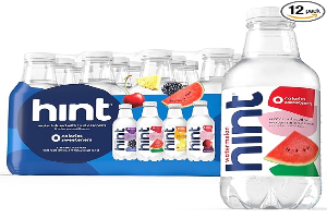 Hint Infused Bottled, Best Sellers Variety Pack - Sugar Free Flavored with Zero Calories, Natural Essences, and No Artificial Sweeteners - 16 Fl Oz (Pack of 12)