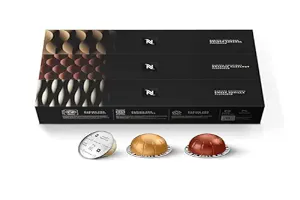 Nespresso Capsules Vertuo, Barista Flavored Pack, Medium Roast Coffee, 30 Count Coffee Pods, Brews 7.8oz.