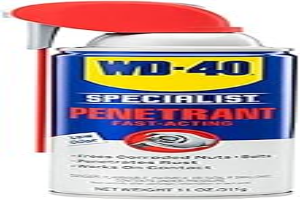 WD-40 Specialist Penetrant with Smart Straw, Penetrant for Metal, Rubber and Plastic Threads, Locks and Nuts, Industrial Strength Fast-Acting Formula, 11 Oz.