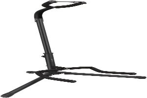 Amazon Basics Height Adjustable Portable Foldable Guitar Stand with Padded Non-Slip Secure Support for Acoustic, Electric, Bass and Banjos, Black