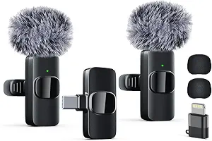 Labstandard Professional Wireless Lavalier Lapel Microphone for iPhone, iPad, mini Video Recording Mic forInterview Video Podcast Vlog YouTube&Livestream, Noise Reduction, Plug &Play