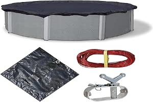 Blue Wave Bronze 8-Year 24-ft Round Above Ground Pool Winter Cover