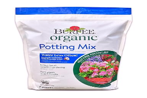Burpee, 9 Quarts | Premium Organic Potting Natural Soil Mix Food Ideal for Container Garden-Vegetable, Flower & Herb Use for Indoor Outdoor Plant