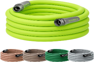 Flexzilla Garden Hose 5/8 in. x 50 ft., Lightweight All-Weather Water Hose, Durable and Flexible, Leak-Free Connections