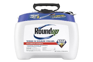 Roundup Weed and Grass Killer₄ with Pump 'N Go 2 Sprayer, Use in and Around Flower Beds, Trees & More, 1.33 gal.