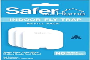 Safer Home SH503 Indoor Plug-In Fly Trap Refill Pack of Glue Cards for SH502 Indoor Fly Trap – 3 Count (Pack of 1)