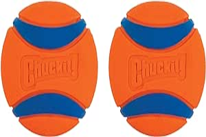 Chuckit Ultra Ball Dog Toy, Medium (2.5 Inch Diameter) Pack of 2, for breeds 20-60 lbs