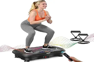 AXV Vibration Plate Fitness Platform Exercise Machine Vibrating Shaking Full Body Shaker Workout Vibrate Stand Shake Board Sport for Weight Loss Fat Burner for Gym Home Office