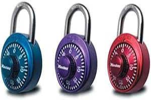 Master Lock 1530DCM Locker Lock Combination Padlock, 1 Pack, Colors may vary