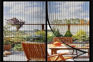 Mesh Screen with Magnetic Closure-Keeps Bugs Out Let Breeze in, Heavy Duty - Pet and Kid Friendly, Works with Front, Sliding Doors (38 x 82 Inch)