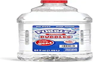 Little Kids Bubbles by Fubbles | Made in The USA | 64oz Non Toxic Bubble Solution | Refill Solution for Bubble Machines and Bubble Toys