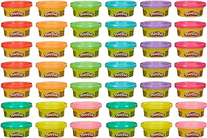 Play-Doh Bulk Handout 42-Pack of 1-Ounce Modeling Compound Cans, Back to School Classroom Supplies, Kids Arts & Crafts, Preschool Toys, Ages 2+ (Amazon Exclusive)