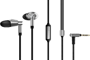 1MORE Triple Driver In-Ear Headphones - Silver - Wired - Adult - In Ear - 18 grams - 90 days limited warranty
