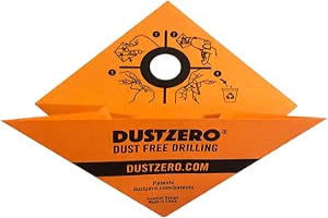(30 Pack) Self-Adhesive Disposable Drill Dust Catchers Prevent Messes During Interior Decorating and Remodeling Projects
