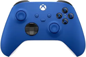 Xbox Wireless Gaming Controller | Shock Blue | Console, PC, & Android | Textured Grip | Wireless, Bluetooth, USB-C Connectivity